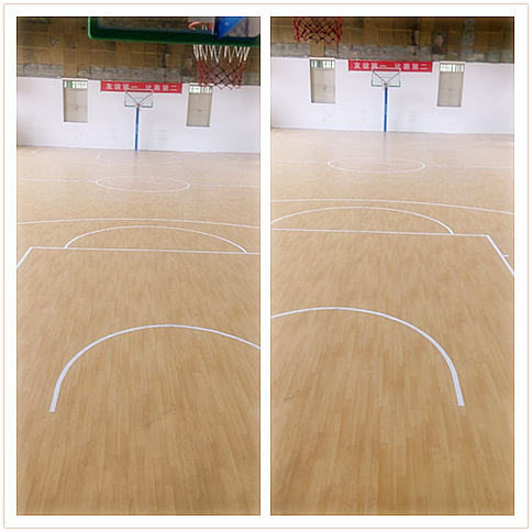 欧陆篮球场PVC运动地板