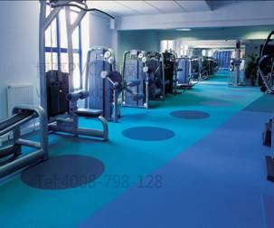 健身房地板与欧陆pvc运动地胶的不解之缘